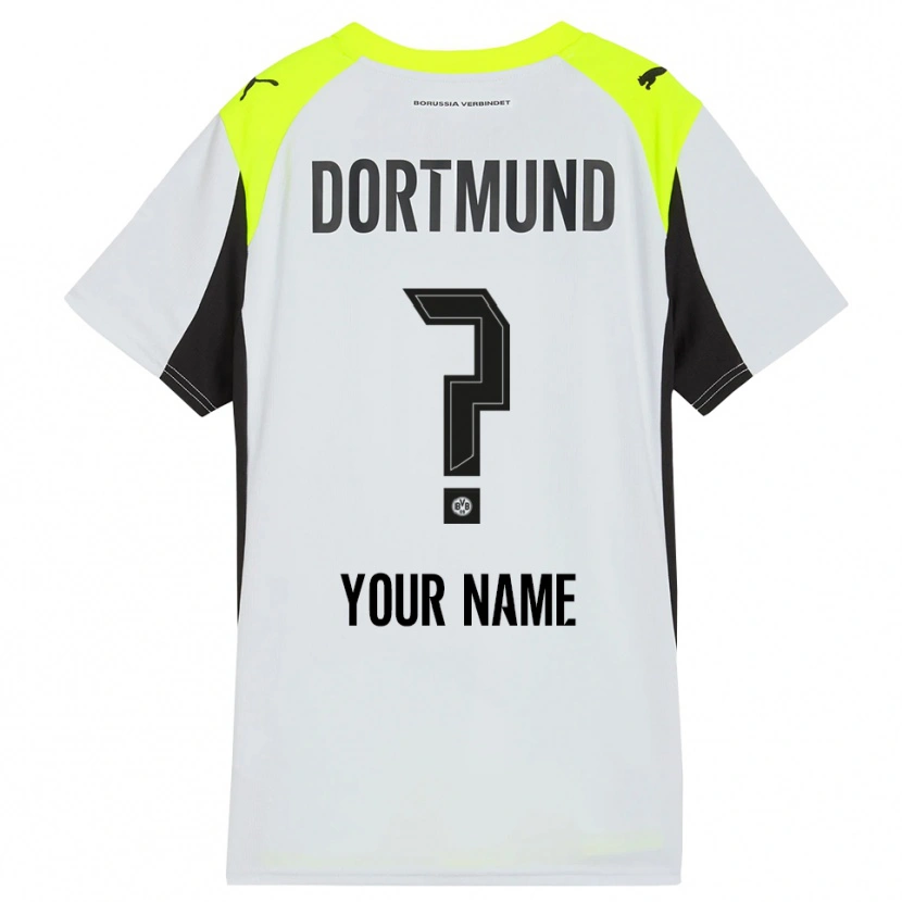 Danxen Uomo Maglia Il Tuo Nome #0 Giallo Fluorescente Kit Gara Away 2025/26 Maglietta