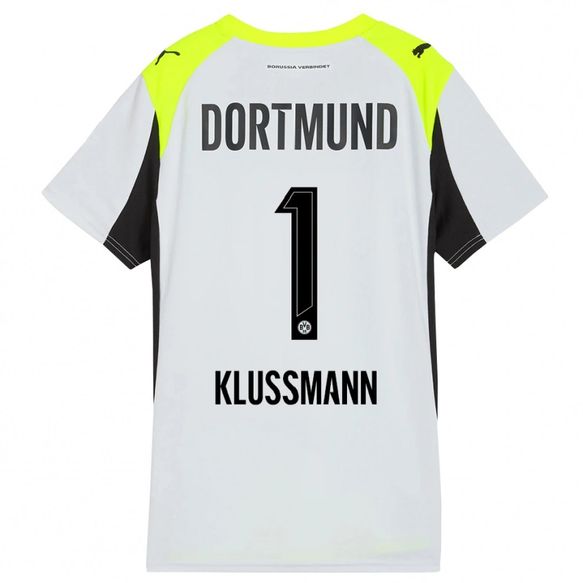Danxen Uomo Maglia Leon Klußmann #1 Giallo Fluorescente Kit Gara Away 2025/26 Maglietta