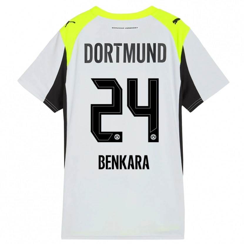 Danxen Uomo Maglia Elias Benkara #24 Giallo Fluorescente Kit Gara Away 2025/26 Maglietta