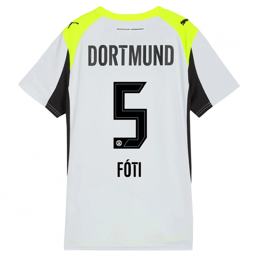 Danxen Uomo Maglia Antonio Foti #5 Giallo Fluorescente Kit Gara Away 2025/26 Maglietta