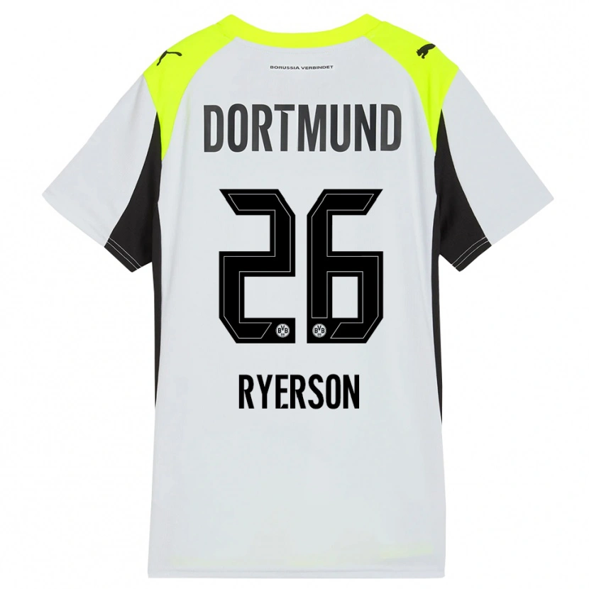 Danxen Uomo Maglia Julian Ryerson #26 Giallo Fluorescente Kit Gara Away 2025/26 Maglietta