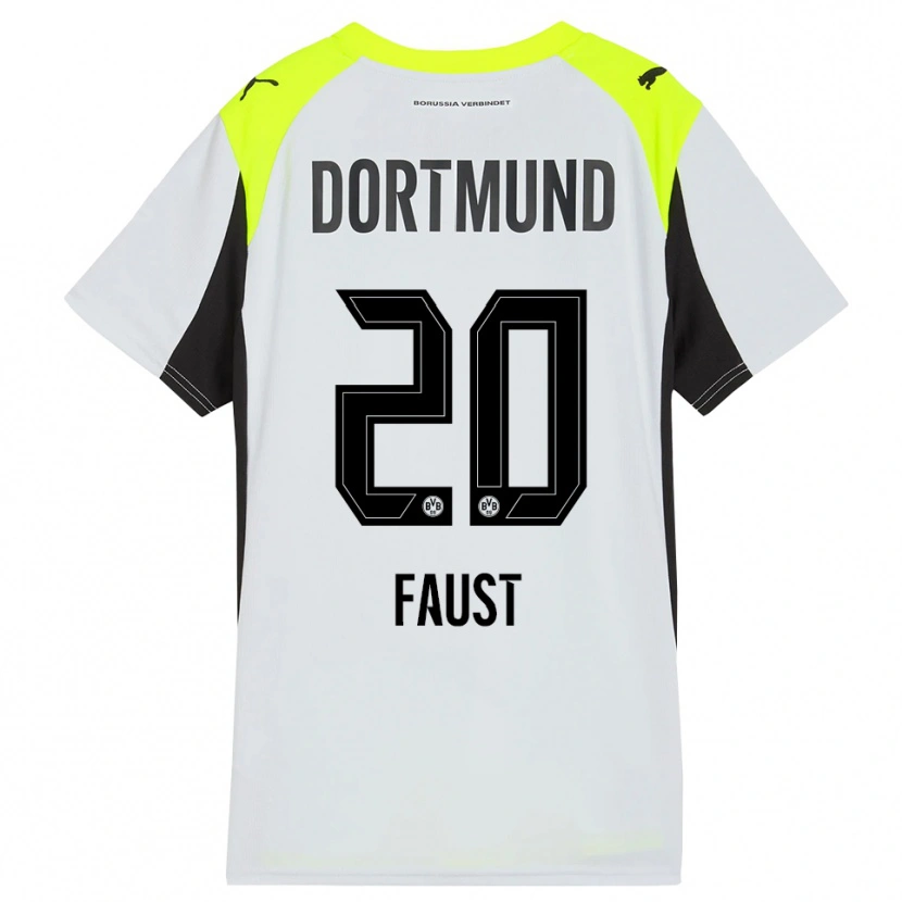 Danxen Uomo Maglia Tom Faust #20 Giallo Fluorescente Kit Gara Away 2025/26 Maglietta