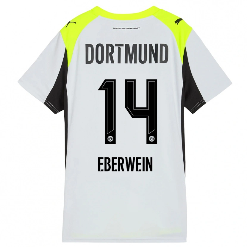 Danxen Uomo Maglia Michael Eberwein #14 Giallo Fluorescente Kit Gara Away 2025/26 Maglietta