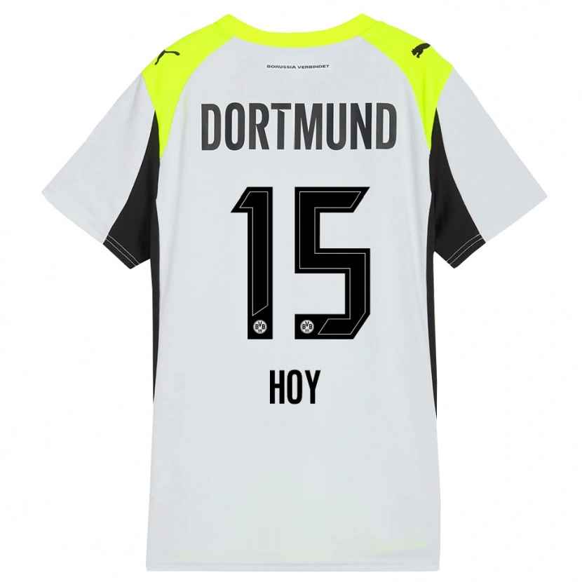 Danxen Uomo Maglia Justin Hoy #15 Giallo Fluorescente Kit Gara Away 2025/26 Maglietta