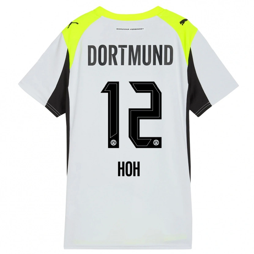 Danxen Uomo Maglia Hendrik Hoh #12 Giallo Fluorescente Kit Gara Away 2025/26 Maglietta