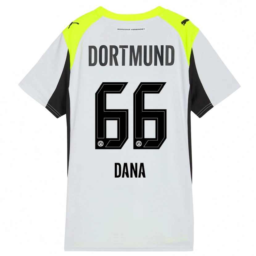 Danxen Uomo Maglia Bleckmann Dana #66 Giallo Fluorescente Kit Gara Away 2025/26 Maglietta