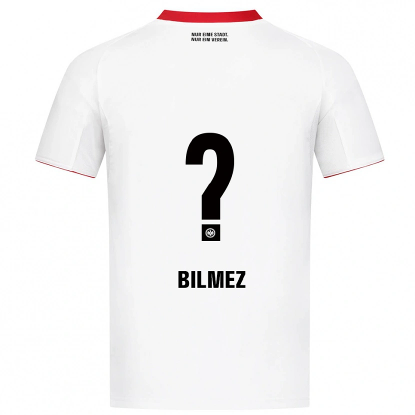 Danxen Uomo Maglia Atilla Bilmez #0 Bianco Rosso Kit Gara Away 2025/26 Maglietta
