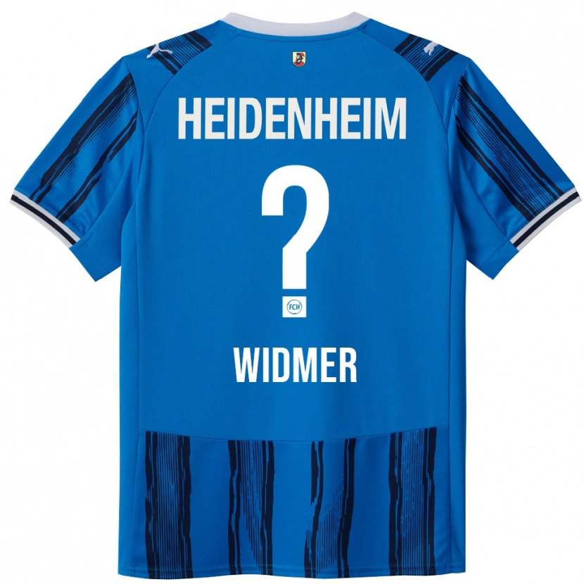 Danxen Uomo Maglia Kerstin Widmer #0 Blu Blu Navy Kit Gara Away 2025/26 Maglietta