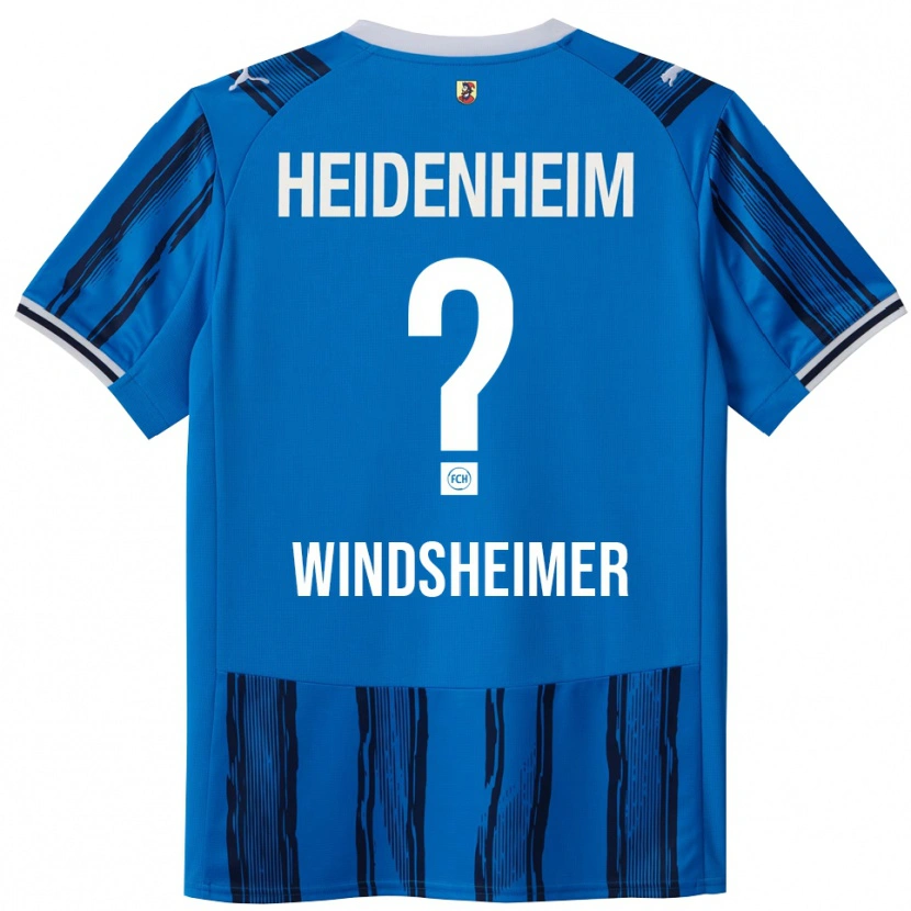Danxen Uomo Maglia Tim Windsheimer #0 Blu Blu Navy Kit Gara Away 2025/26 Maglietta