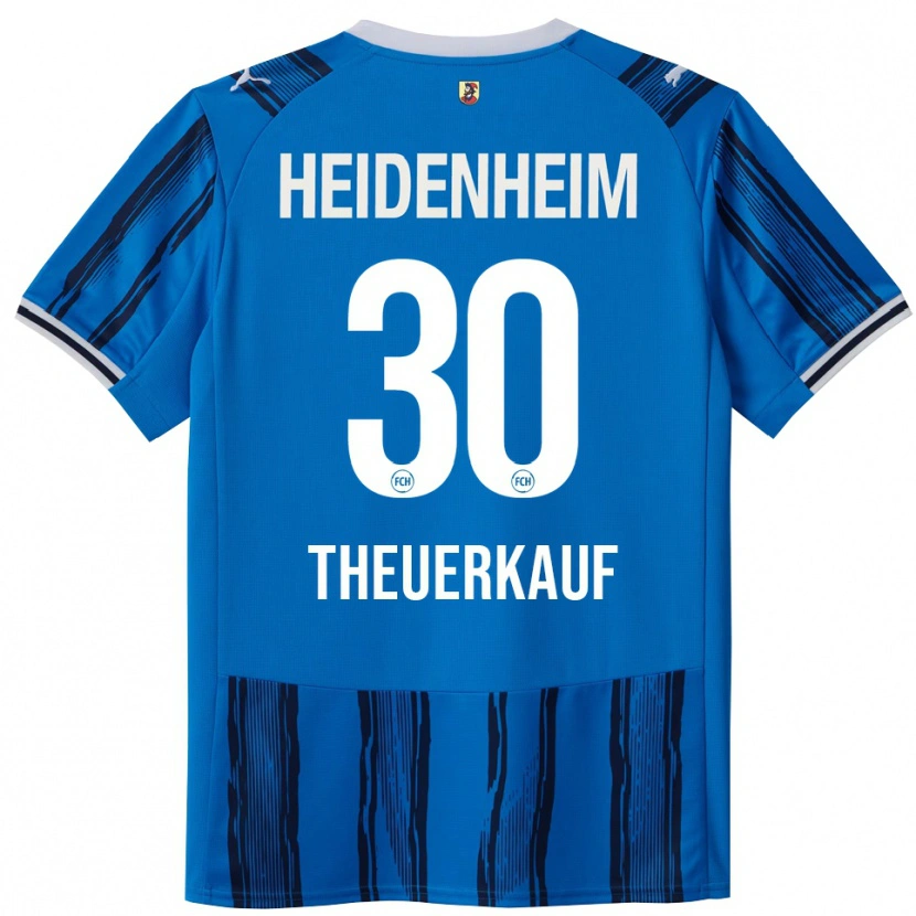 Danxen Uomo Maglia Norman Theuerkauf #30 Blu Blu Navy Kit Gara Away 2025/26 Maglietta