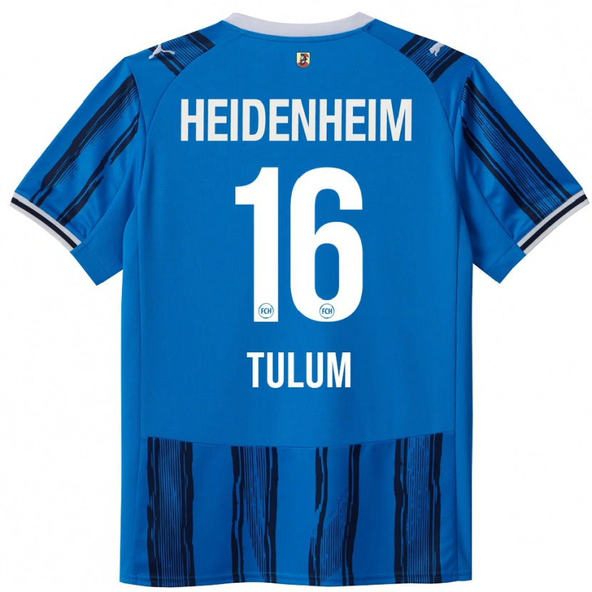 Danxen Uomo Maglia Melih Tulum #16 Blu Blu Navy Kit Gara Away 2025/26 Maglietta