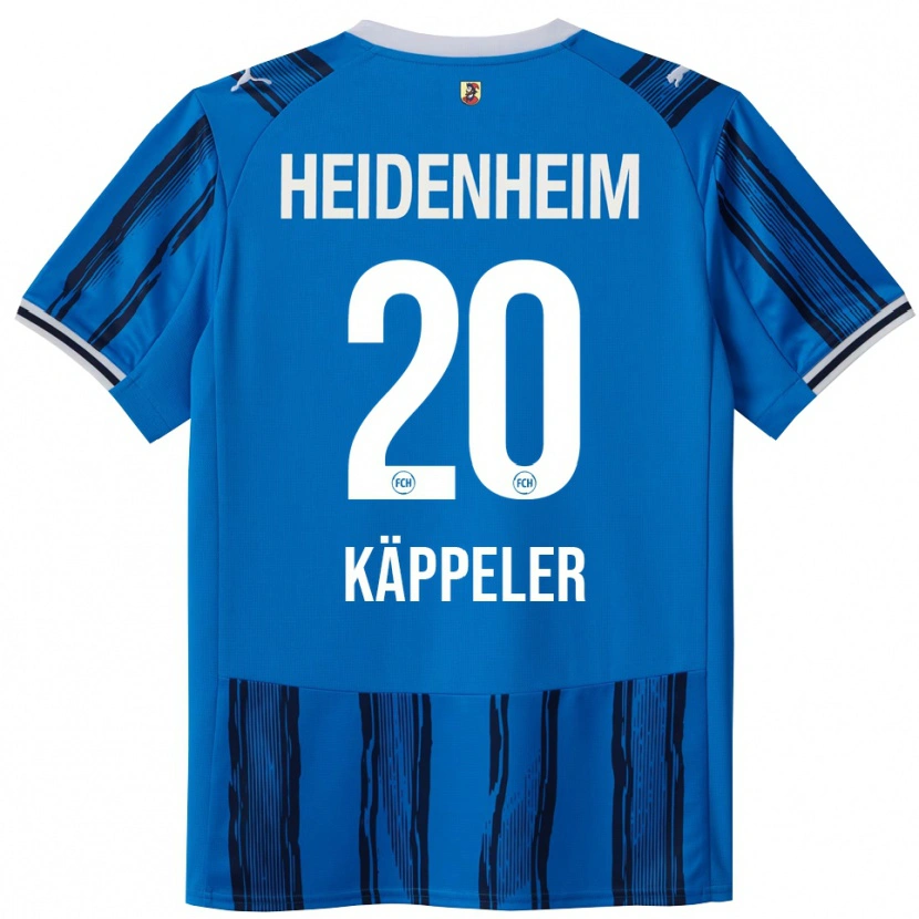 Danxen Uomo Maglia Lina Käppeler #20 Blu Blu Navy Kit Gara Away 2025/26 Maglietta
