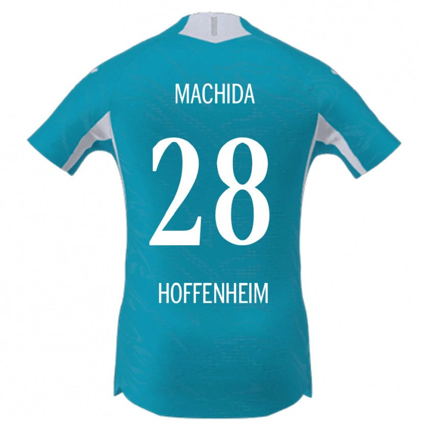 Danxen Uomo Maglia Koki Machida #28 Azzurro Kit Gara Away 2025/26 Maglietta