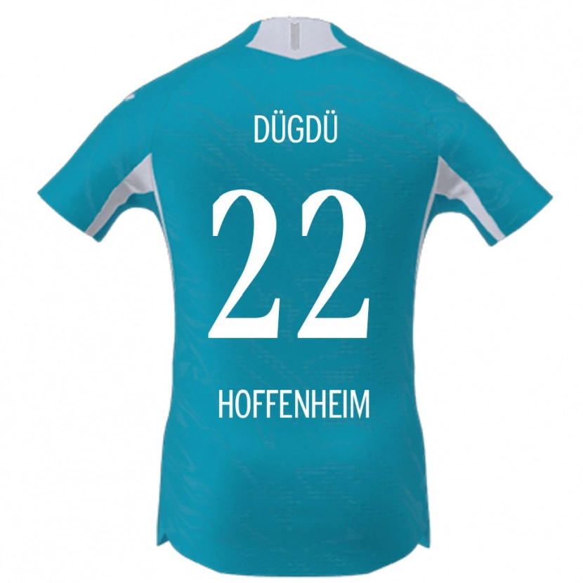 Danxen Uomo Maglia Tamay Dügdü #22 Azzurro Kit Gara Away 2025/26 Maglietta