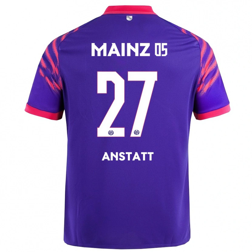 Danxen Uomo Maglia Nadine Anstatt #27 Blu Navy Rosa Kit Gara Away 2025/26 Maglietta