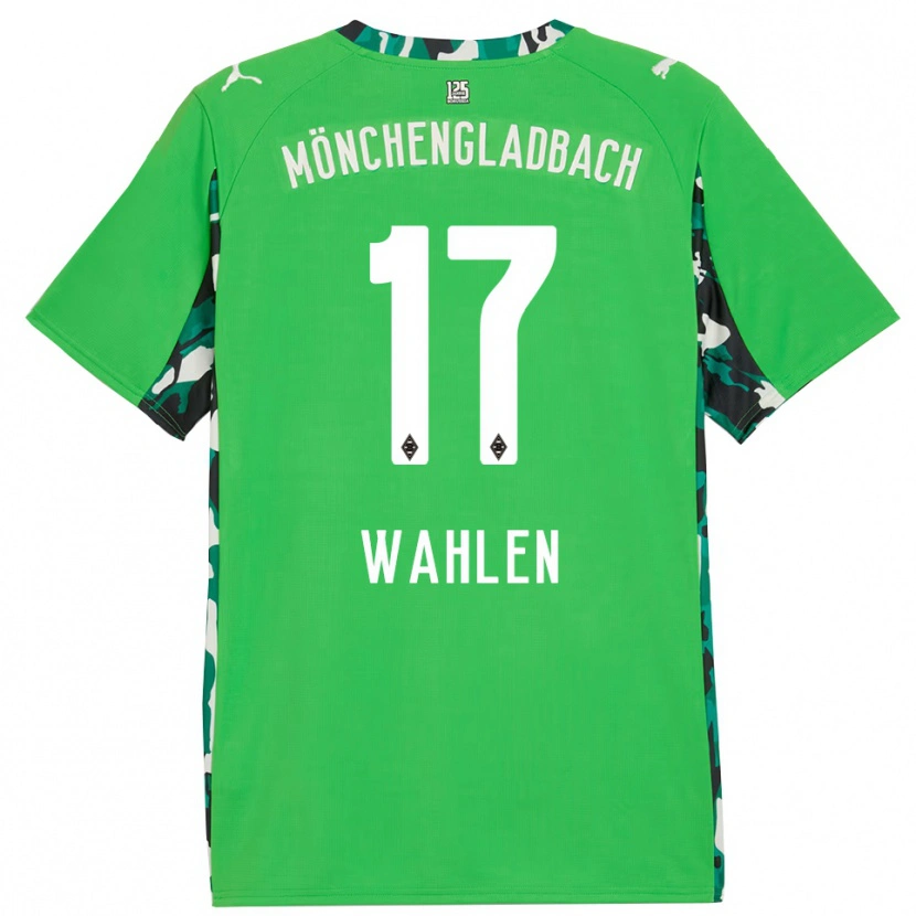 Danxen Uomo Maglia Vanessa Wahlen #17 Verde Nero Kit Gara Away 2025/26 Maglietta