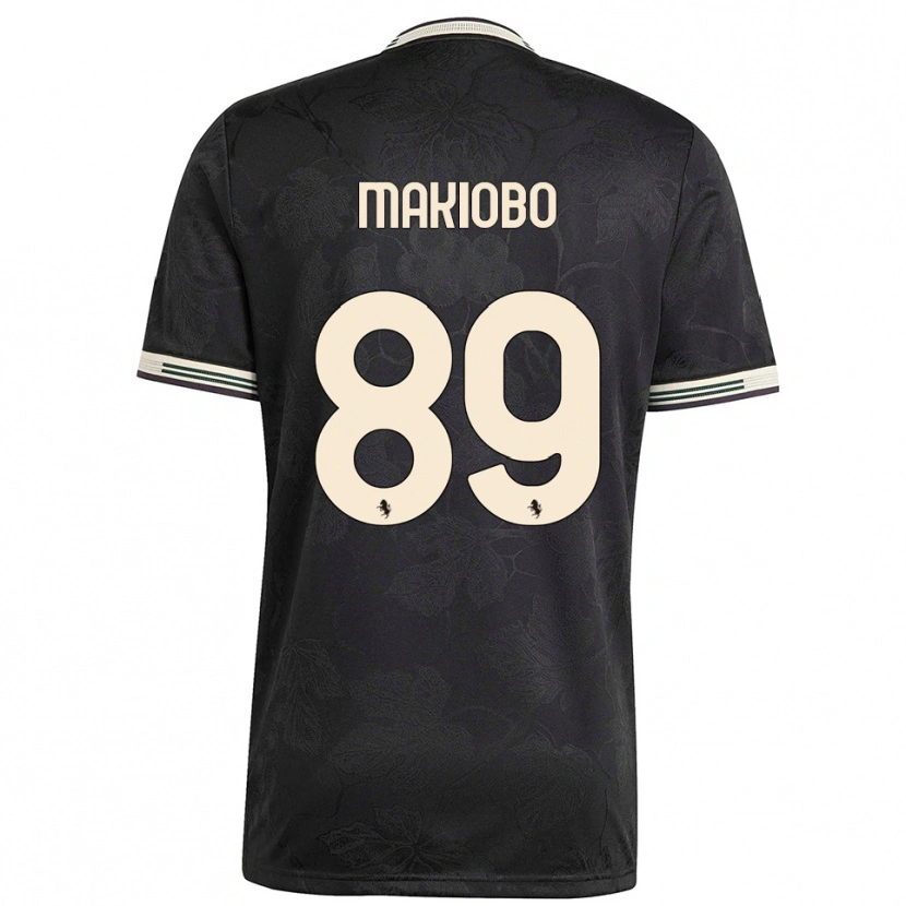 Danxen Uomo Maglia Grady Makiobo #89 Nero Bianco Verde Kit Gara Third 2025/26 Maglietta