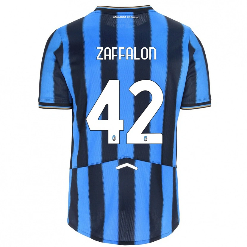 Danxen Donna Maglia Lorenzo Zaffalon #42 Azzurro Nero Kit Gara Home 2025/26 Maglietta