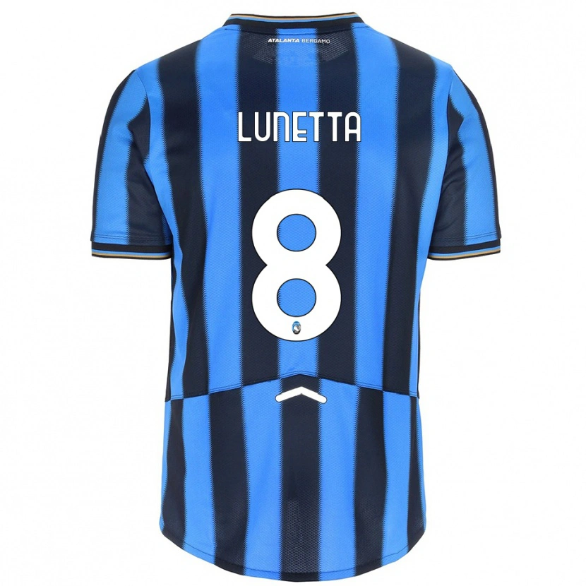 Danxen Donna Maglia Gabriel Lunetta #8 Azzurro Nero Kit Gara Home 2025/26 Maglietta