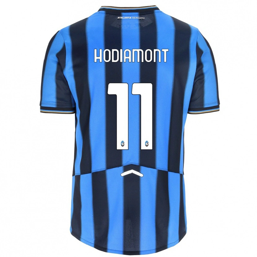 Danxen Donna Maglia Lyam Hodiamont #11 Azzurro Nero Kit Gara Home 2025/26 Maglietta