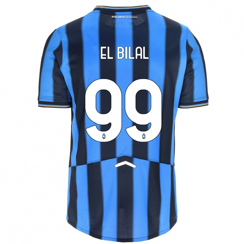 Danxen Donna Maglia El Bilal Touré #99 Azzurro Nero Kit Gara Home 2025/26 Maglietta