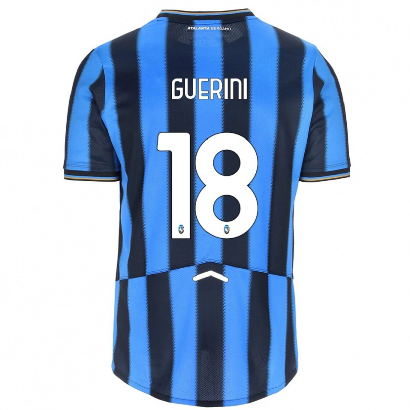 Danxen Donna Maglia Alessio Guerini #18 Azzurro Nero Kit Gara Home 2025/26 Maglietta
