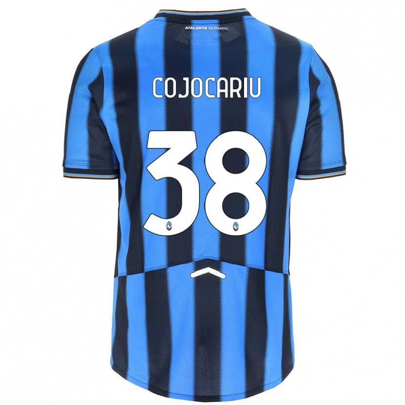 Danxen Donna Maglia Raul Cojocariu #38 Azzurro Nero Kit Gara Home 2025/26 Maglietta