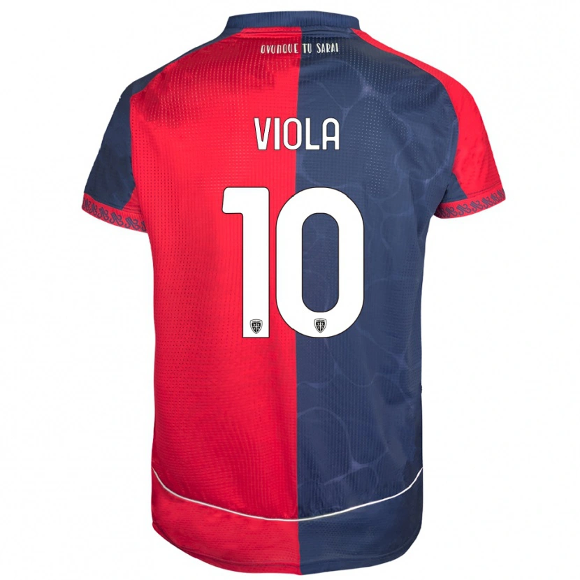 Danxen Donna Maglia Nicolas Viola #10 Rosso Blu Navy Kit Gara Home 2025/26 Maglietta