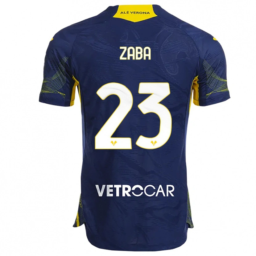 Danxen Donna Maglia Nelson Zaba #23 Blu Navy Giallo Kit Gara Home 2025/26 Maglietta