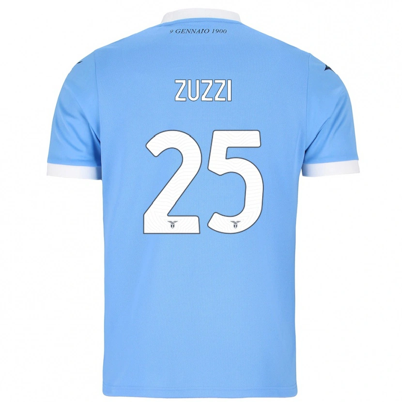 Danxen Donna Maglia Giorgia Zuzzi #25 Azzurro Bianco Kit Gara Home 2025/26 Maglietta