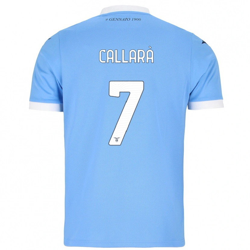Danxen Donna Maglia Nicholas Callarà #7 Azzurro Bianco Kit Gara Home 2025/26 Maglietta