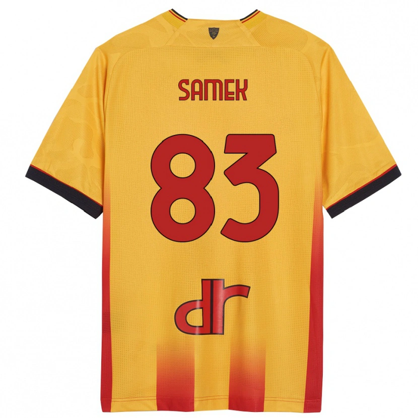 Danxen Donna Maglia Daniel Samek #83 Giallo Arancione Kit Gara Home 2025/26 Maglietta