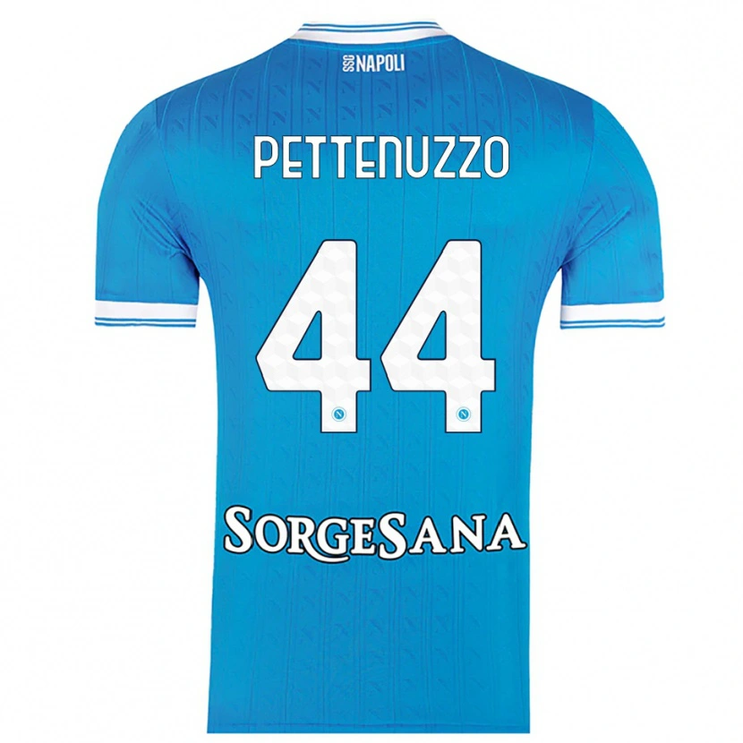 Danxen Donna Maglia Tecla Pettenuzzo #44 Azzurro Bianco Kit Gara Home 2025/26 Maglietta
