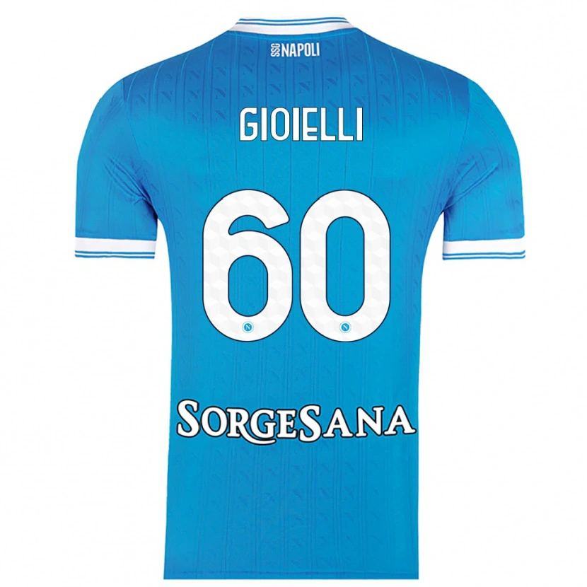 Danxen Donna Maglia Francesco Gioielli #60 Azzurro Bianco Kit Gara Home 2025/26 Maglietta