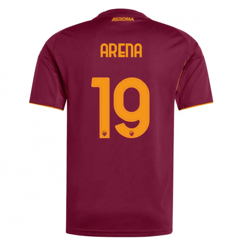 Danxen Donna Maglia Antonio Arena #19 Bordeaux Arancione Kit Gara Home 2025/26 Maglietta