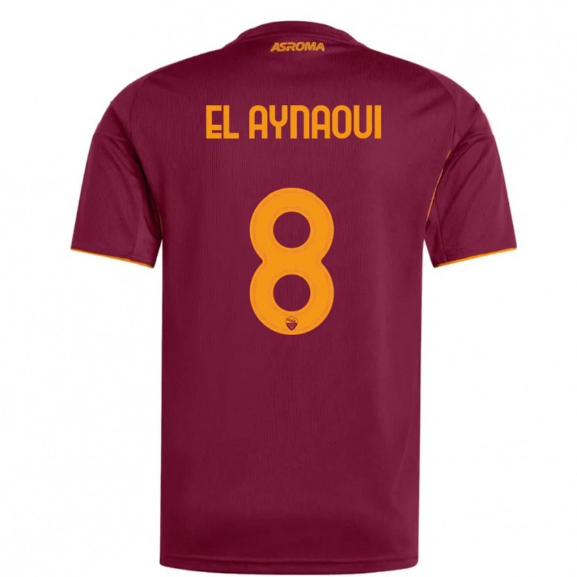 Danxen Donna Maglia Neil El Aynaoui #8 Bordeaux Arancione Kit Gara Home 2025/26 Maglietta