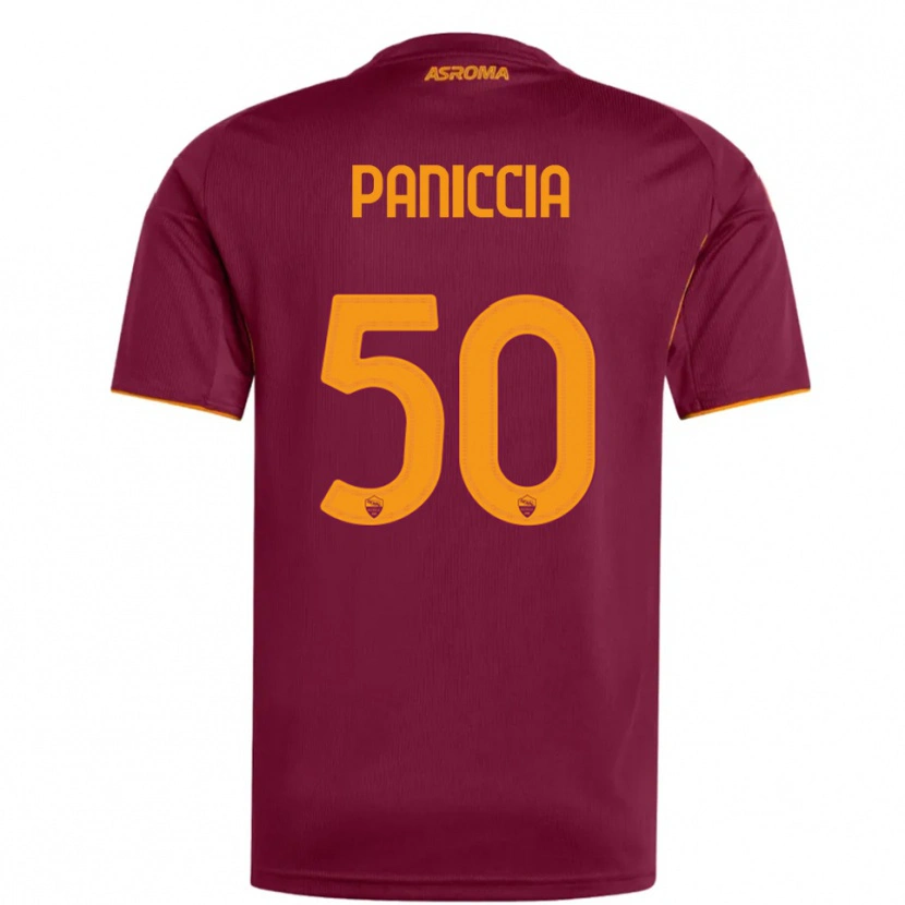Danxen Donna Maglia Martina Paniccia #50 Bordeaux Arancione Kit Gara Home 2025/26 Maglietta