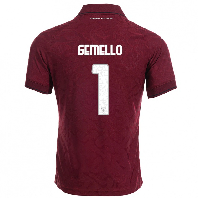 Danxen Donna Maglia Luca Gemello #1 Bordeaux Bianco Kit Gara Home 2025/26 Maglietta
