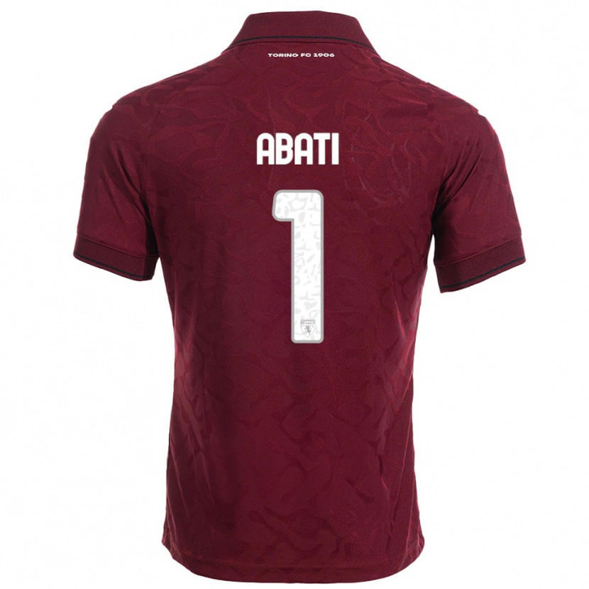 Danxen Donna Maglia Lorenzo Abati #1 Bordeaux Bianco Kit Gara Home 2025/26 Maglietta