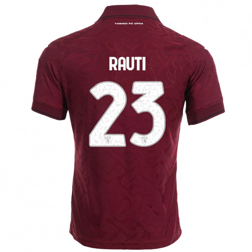 Danxen Donna Maglia Nicola Rauti #23 Bordeaux Bianco Kit Gara Home 2025/26 Maglietta