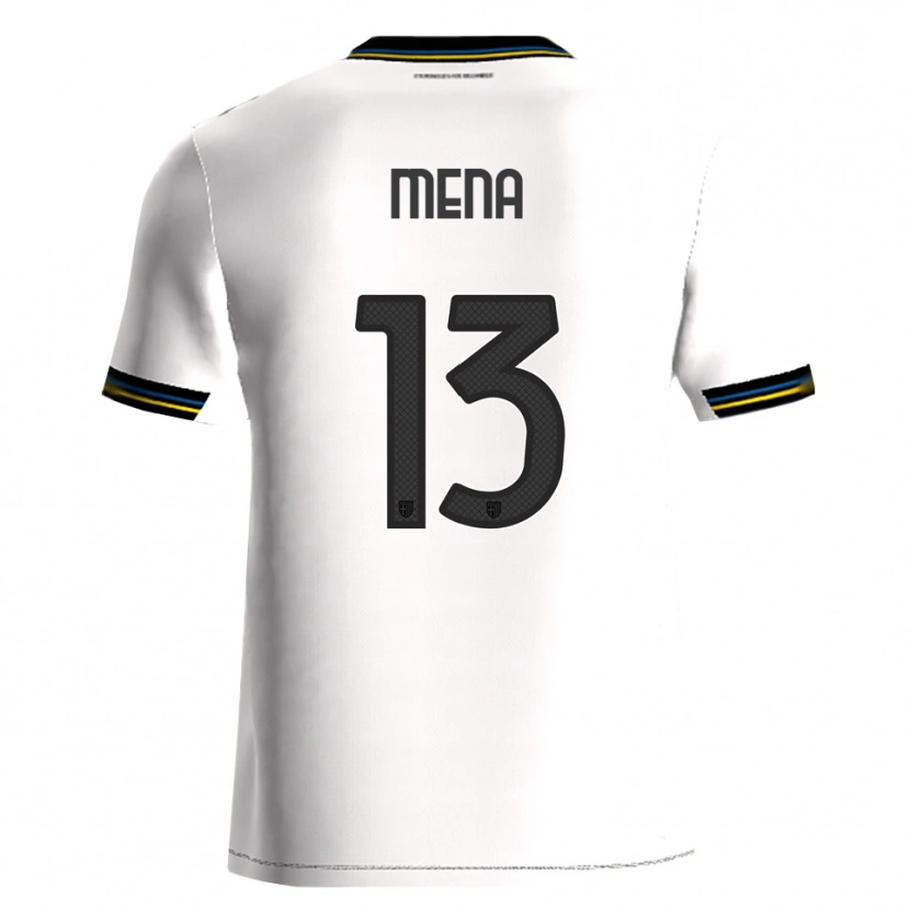 Danxen Donna Maglia Marlon Mena #13 Bianco Nero Kit Gara Home 2025/26 Maglietta