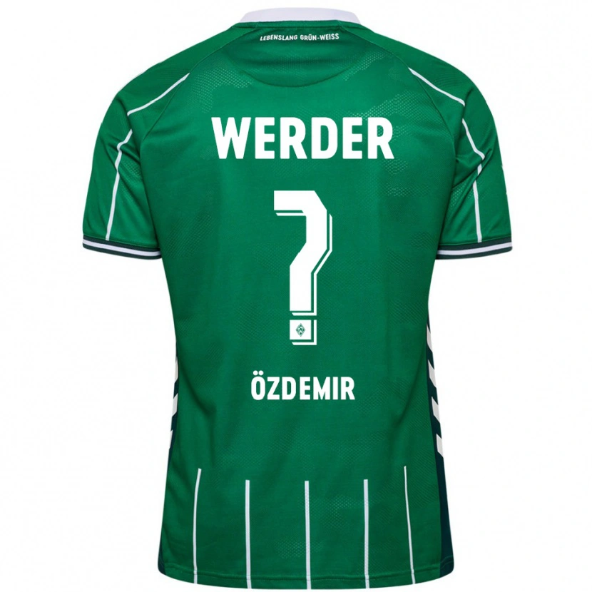 Danxen Donna Maglia Sinem Özdemir #0 Verde Bianco Kit Gara Home 2025/26 Maglietta