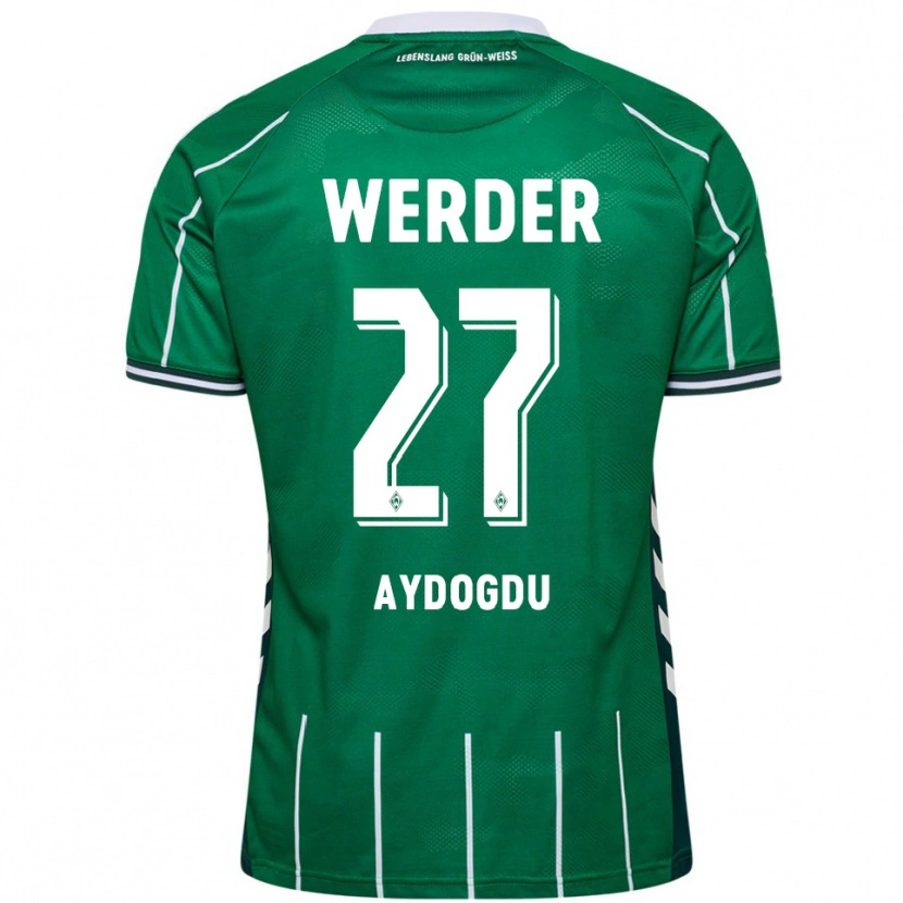 Danxen Donna Maglia Onur Aydogdu #27 Verde Bianco Kit Gara Home 2025/26 Maglietta