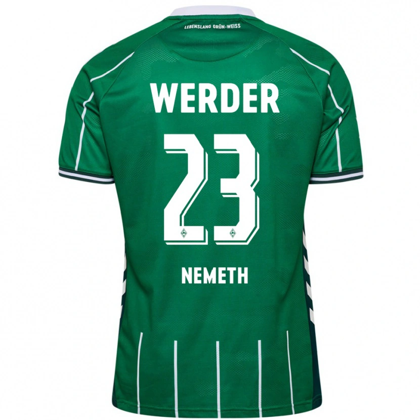 Danxen Donna Maglia Hanna Nemeth #23 Verde Bianco Kit Gara Home 2025/26 Maglietta