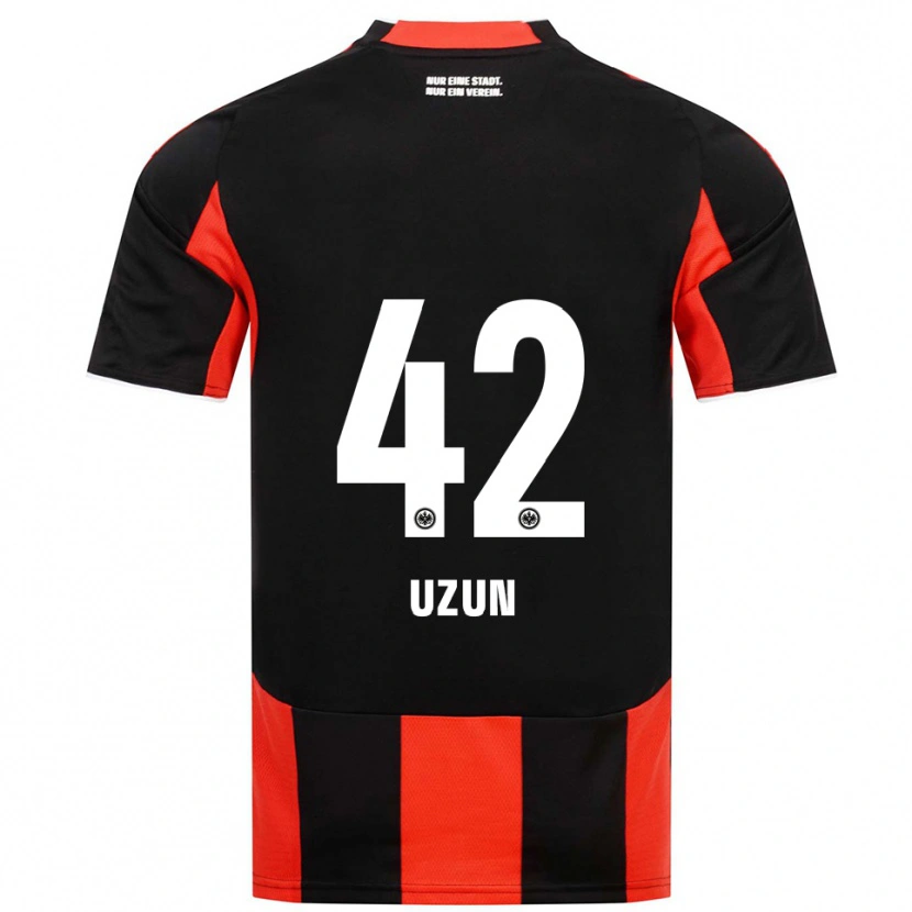 Danxen Donna Maglia Can Uzun #42 Nero Rosso Kit Gara Home 2025/26 Maglietta