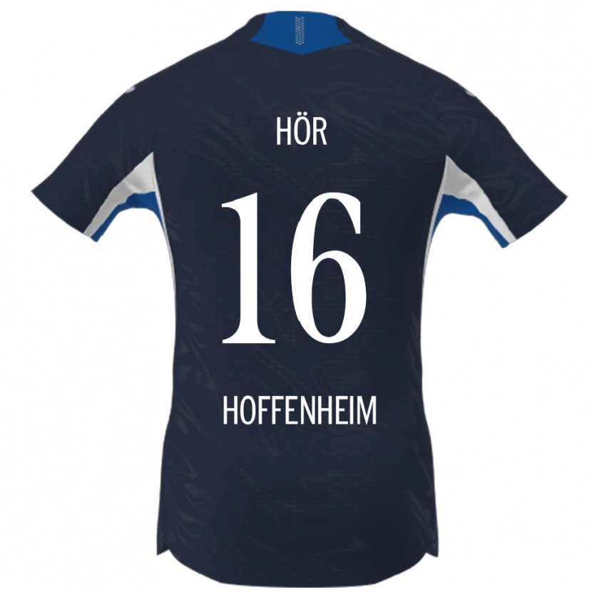 Danxen Donna Maglia Yannis Hör #16 Blu Navy Bianco Kit Gara Home 2025/26 Maglietta