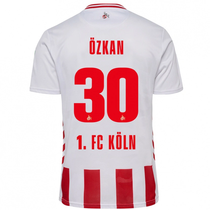 Danxen Donna Maglia Mikail Özkan #30 Bianco Rosso Kit Gara Home 2025/26 Maglietta