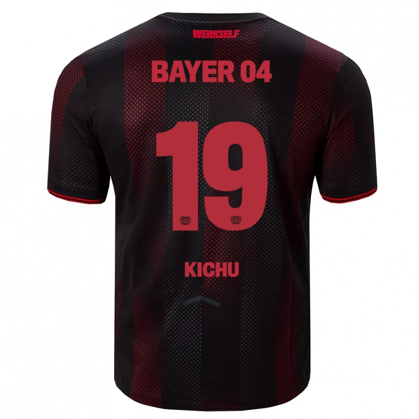 Danxen Donna Maglia Yassin Kichu #19 Nero Rosso Kit Gara Home 2025/26 Maglietta