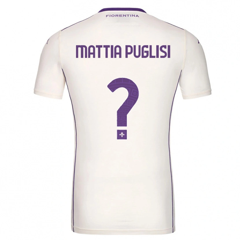 Danxen Donna Maglia Luca Mattia Puglisi #0 Bianco Viola Rosso Kit Gara Away 2025/26 Maglietta