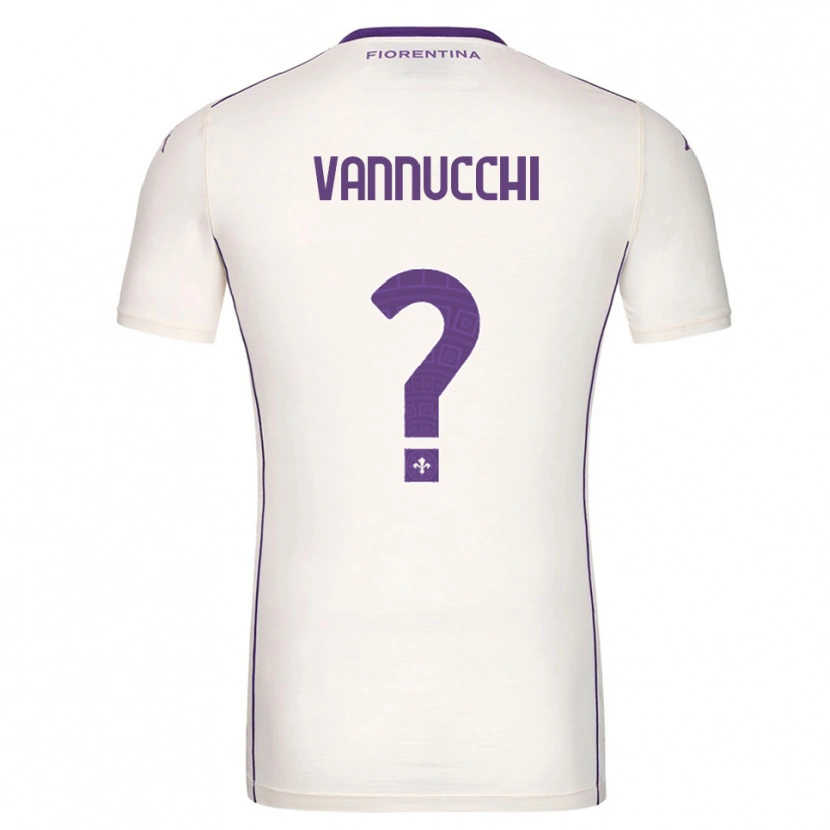 Danxen Donna Maglia Tommaso Vannucchi #0 Bianco Viola Rosso Kit Gara Away 2025/26 Maglietta
